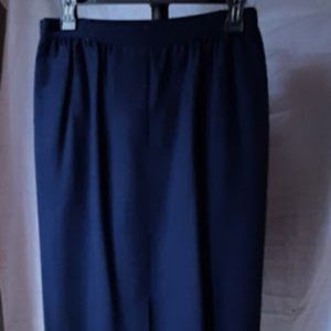 Petite Pendleton Blue 100% Wool Skirt